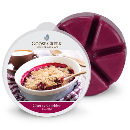 Crumble aux Cerises / Cherry Cobbler - bougies cadeaux soins du corps