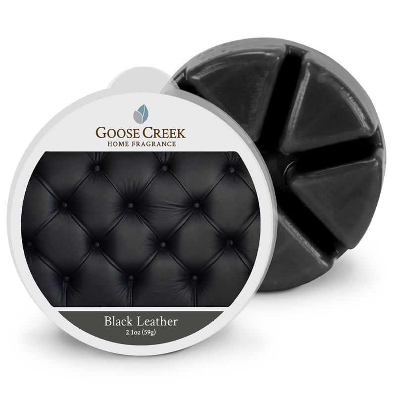 Cuir Noir / Black Leather - bougies cadeaux soins du corps