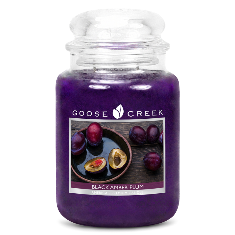 Prune Noire / Black Amber Plum - bougies cadeaux soins du corps