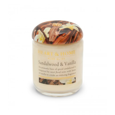 Bois de Santal et Vanille - bougies cadeaux soins du corps