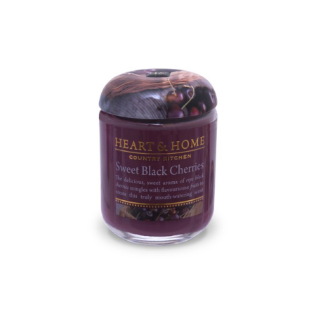 Cerise Noire Gourmande (Sweet Black Cherry) - bougies cadeaux soins...