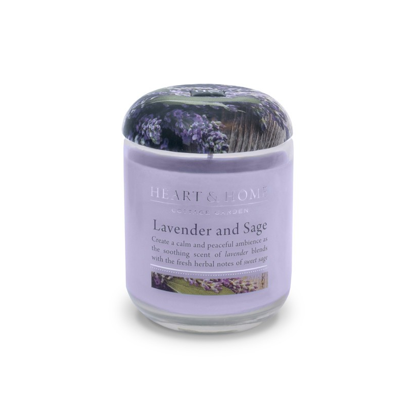Lavande et Sauge (Lavender and Sage) - bougies cadeaux soins du corps