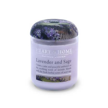 Lavande et Sauge (Lavender and Sage) - bougies cadeaux soins du corps