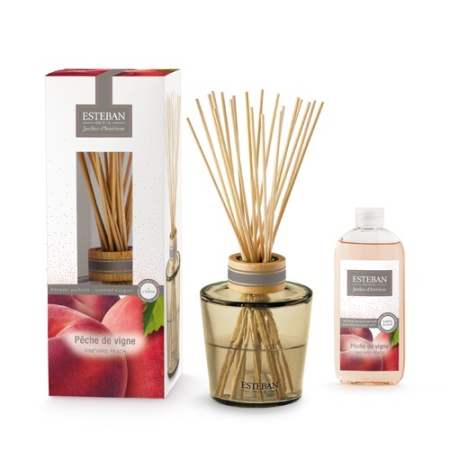 Pêche de vigne - bougies cadeaux soins du corps
