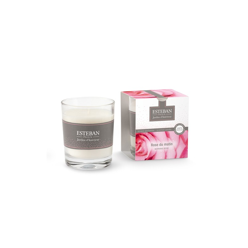 Rose du matin - bougies cadeaux soins du corps
