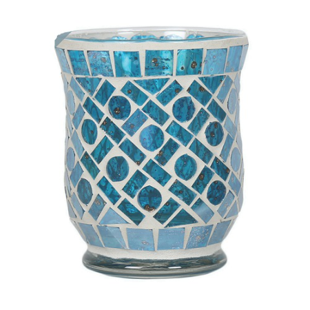 Mosaïque Bleu - bougies cadeaux soins du corps