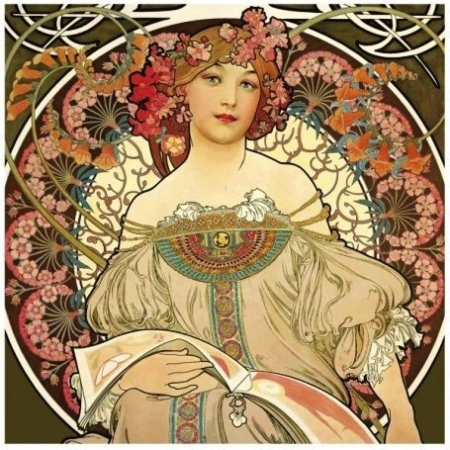 Iris - Riverie Alfons Mucha