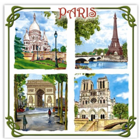 Rose - Les Monuments de Paris