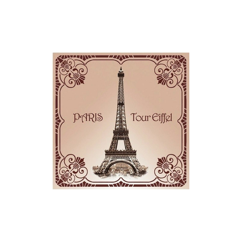 Rose - Tour  Eiffel 1900
