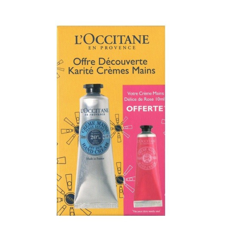 Karité et Rose Pack Découverte Crème Mains - Occitane