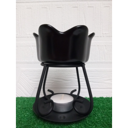 Brûle Parfum Pétale Bowl Noir + Cire Fondante