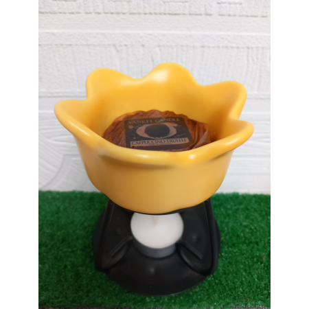Fleur - Jaune - bougies cadeaux soins du corps