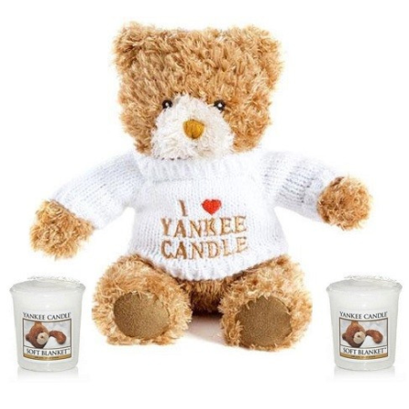 1 Nounours  Yankee  1 Sac Cadeau  2 Votives