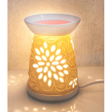 Blanc Floral Electrique - bougies cadeaux soins du corps