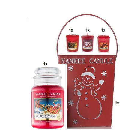 Yankee Candle Seau + Grande Jarre + 3 Votives