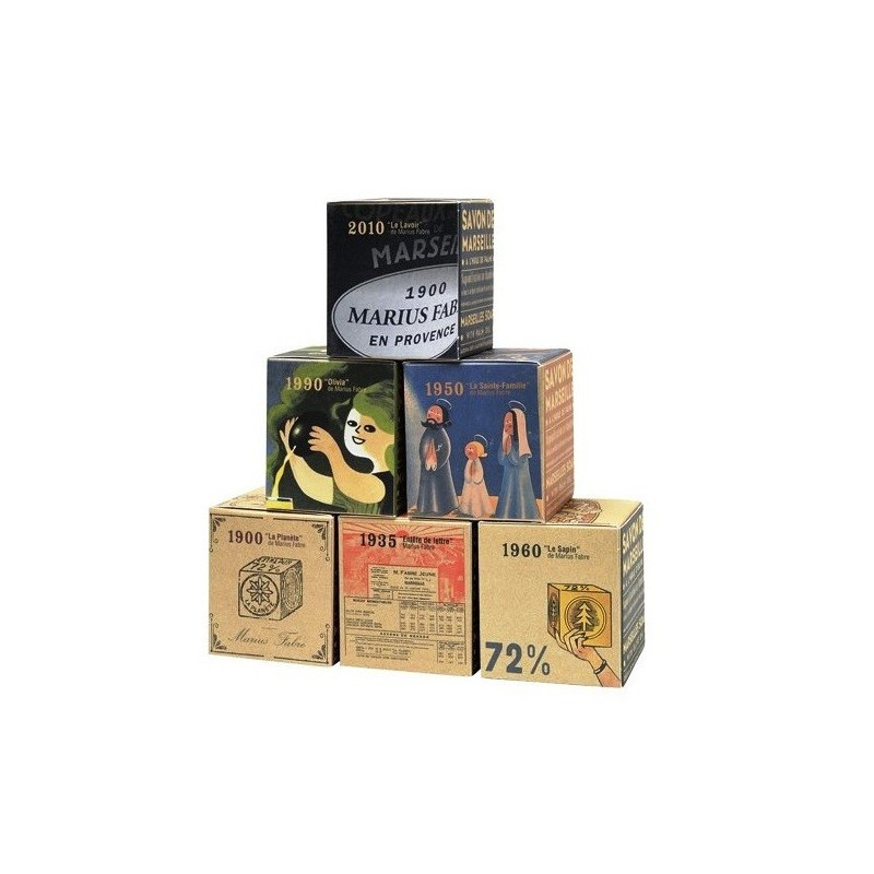 Coffret de 6 Savons de Marseille