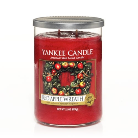 Couronne de Pommes Rouges (Red Apple Wreath) - bougies cadeaux soin...