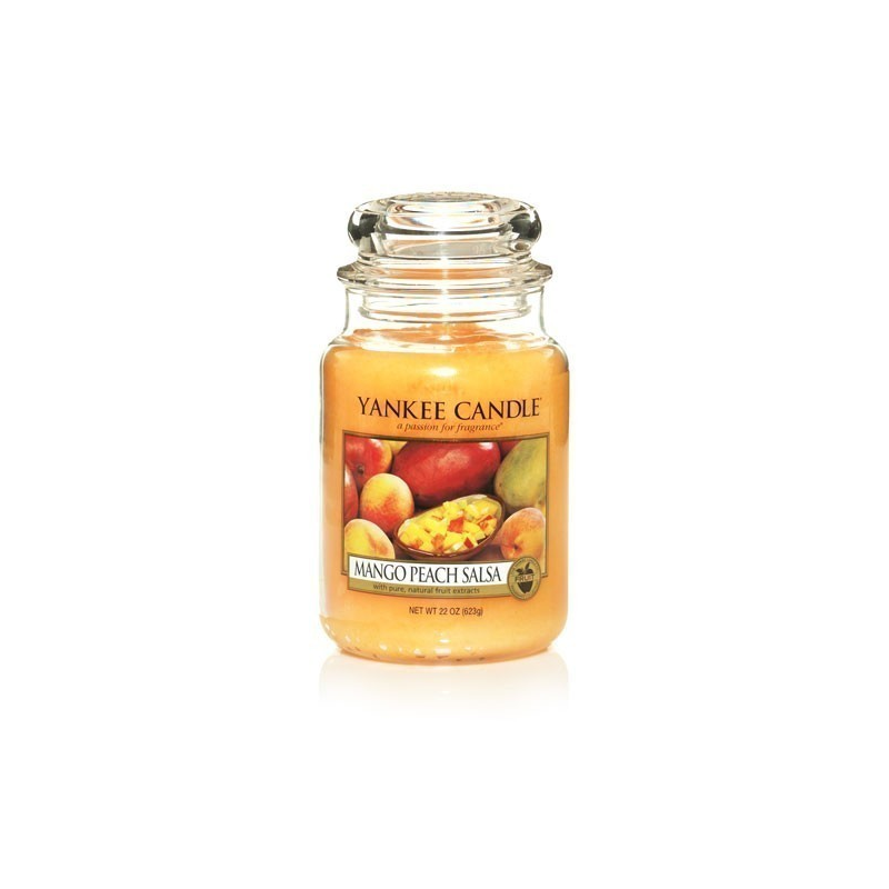 Mangue et Pêche Salsa (Mango Peach Salsa) - bougies cadeaux soins d...