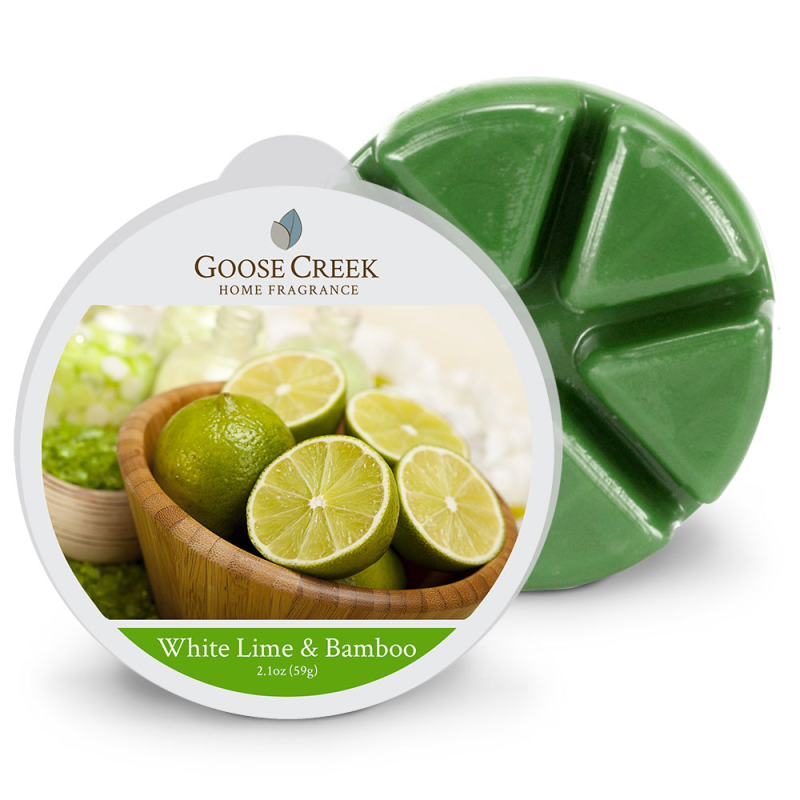 Bambou et Citron Vert / White Lime & Bamboo - bougies cadeaux soins...
